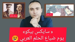 بنود اتفاقية سايكس بيكو