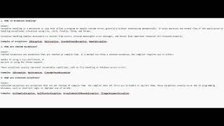 Exception Handling I Checked exception, Unchecked Exception I #exceptionhandling #corejava #java 