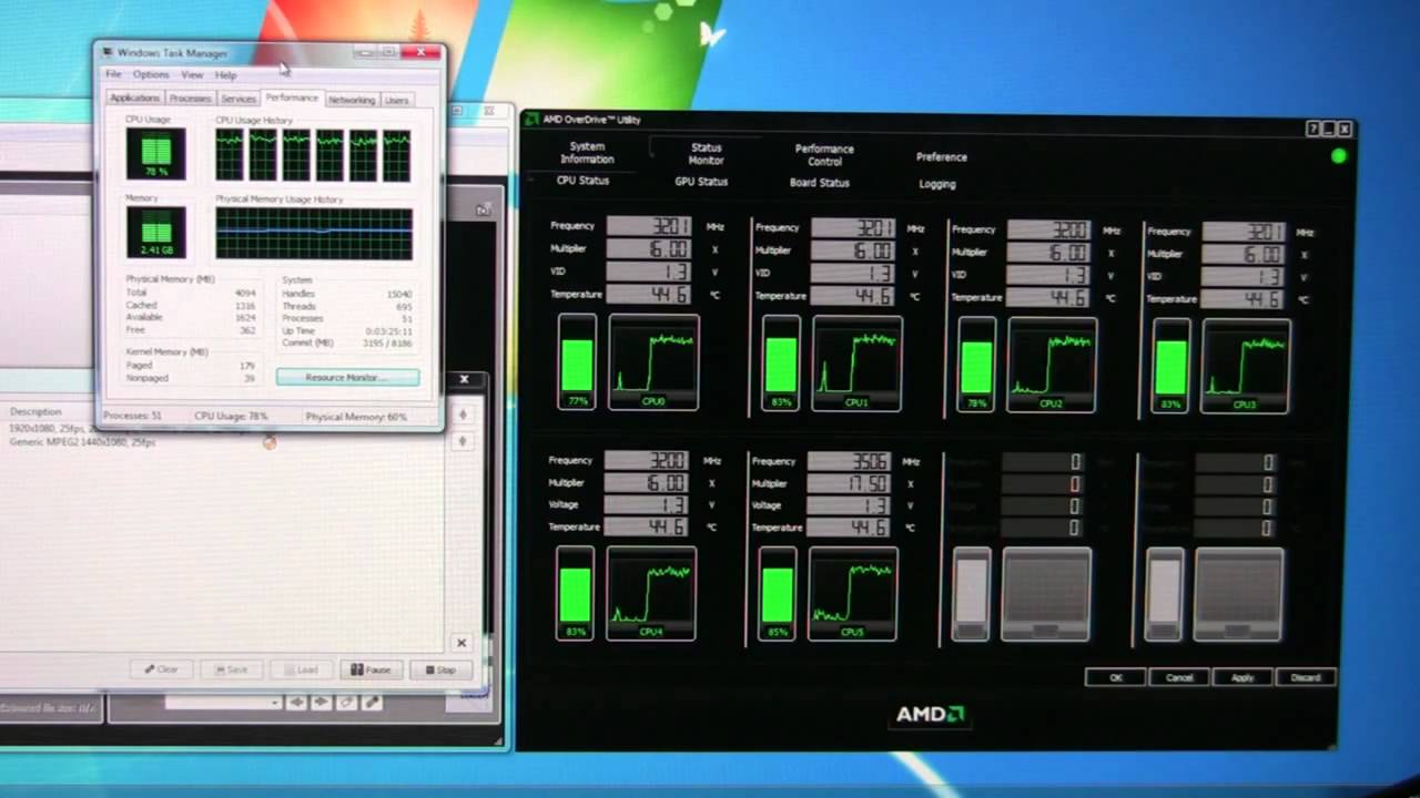 AMD Phenom II X6 1090T in MainConcept