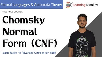 Chomsky Normal Form (CNF) || Lesson 67 || Finite Automata || Learning Monkey ||
