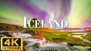 ICELAND Ultra HD (60fps)  Scenic Relaxation Film with Piano Music  4K Relaxation Film