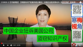 210929 -2【中国反攻】【习近平下达专利仗国策:中国企业掀起知识产权翻身战,5年内节节胜利(谁是窃贼?谁偷谁?)】【寒梅视角】