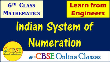 Reading and Writing Large Numbers | Indian System of Numeration | Class 6 | Knowing Our Numbers