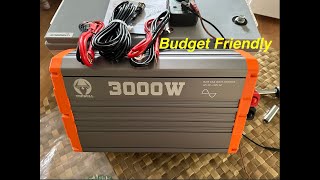 TOPBULL 3000W PSW  Inverter ~ Portable Power Effortlessly hooked up ~ Get Ready for the Storm