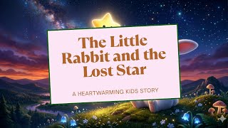 The Little Rabbit and the Lost Star 🌟 | Heartwarming Kids Story