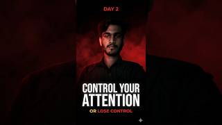 “Control Your Attention or Stay Weak ⚠️ | Dark Mastery Day 2” #goingdark