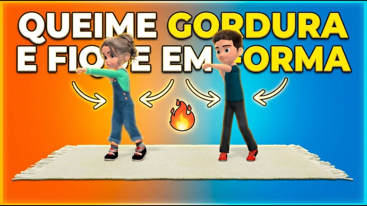 Queime Gordura e Fique em Forma (20 Minutos de Exercício Divertido)