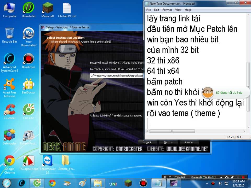 Theme Anime Window 7