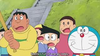 Doraemon - Episode 903 with English Subtitles "Aim to Be The Base Stealing King" and "Festiballoon"
