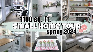 SMALL HOME TOUR / REALISTIC SMALL HOME / 1100 SQ. FEET / SPRING HOME TOUR