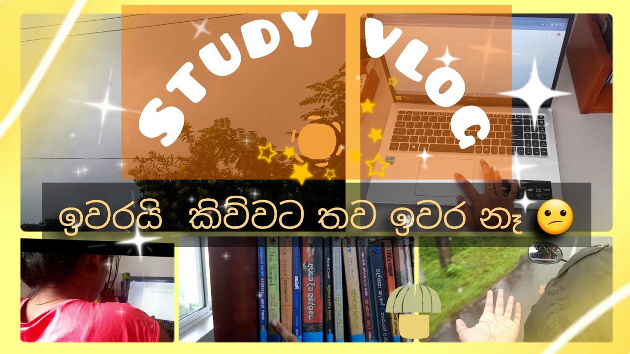 Study vlog📚🌻☘|Exam ඉවර වුනත් ඉවරයක් වෙන්නැති  Assignment භීෂණේ😕😪|මගේ Library day♥️|#studymotivation🌼