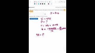MAT 1240 Homework 6 #5 Simple Interest