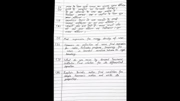 BSC 1st Semester Important Questions || #important #importantquestions #bsc #physics #science #viral