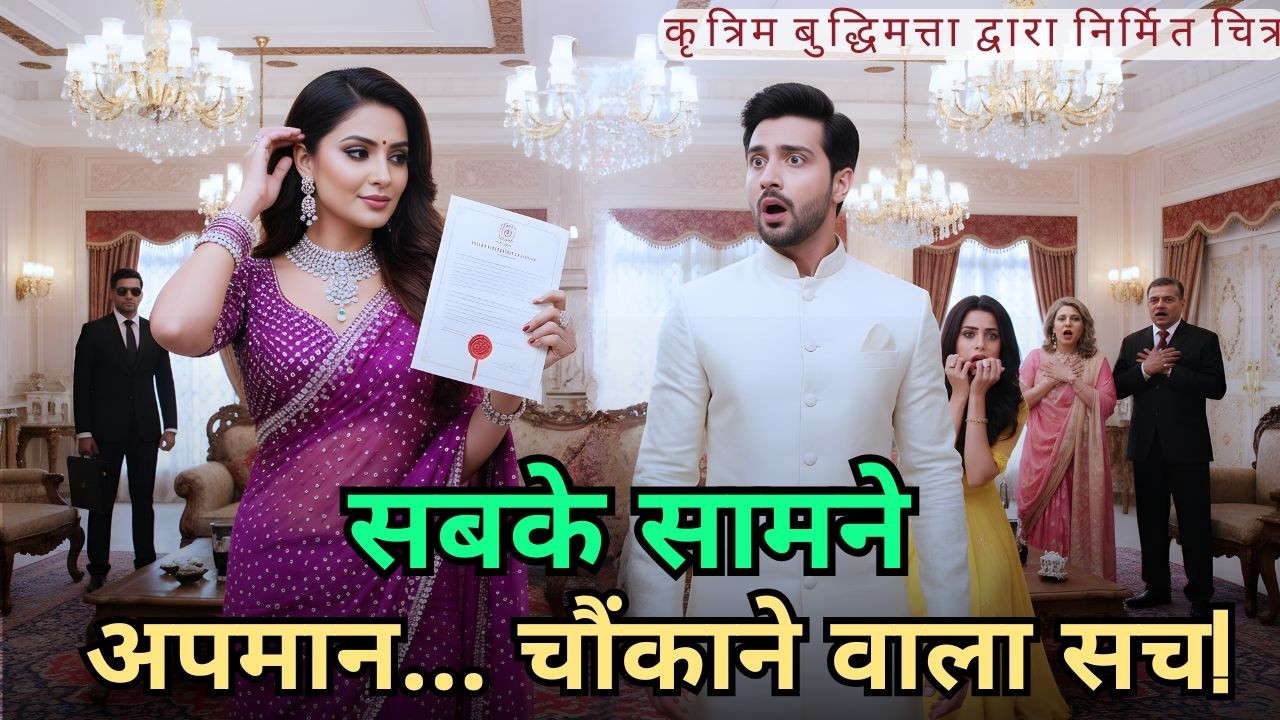 पति ने परिवार के सामने पत्नी को निकम्मी कहा… 1 घंटे बाद पता चला वह दुश्मन खानदान की वारिस!