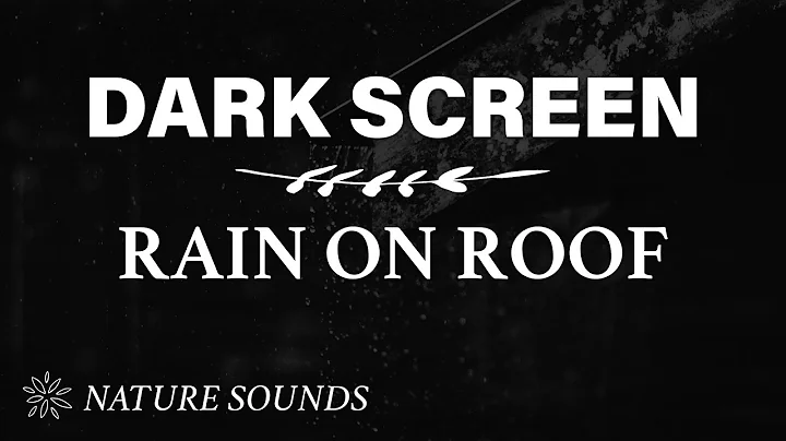 Rain on Roof Sounds for Sleeping - BLACK SCREEN | ...