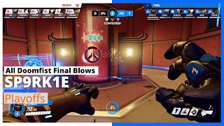 Every Doomfist Final Blow of SP9RK1E in the Season 2021 Playoffs | Overwatch League Highlights