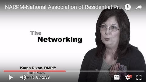 Why NARPM: Residential Property Managers Tell All