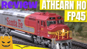 Athearn HO FP45 Review | SoundTraxx Tsunami 2 DCC & Sound, LEDs w/updates: Test, Details & Running!