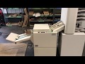 Used Plockmatic BM61 Bookletmaker w/ 310 10-Bind Friction-Feed Collator