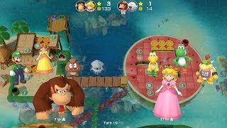 Super Mario Party Partner Party #903 Watermelon Walkabout Donkey Kong & Peach vs Diddy Kong & Boo