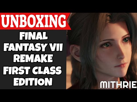 Final Fantasy VII Remake First Class Edition Unboxing (PS4)
