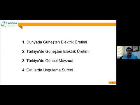 Endüstriyel-Ticari Kuruluşlar İçin Güneşten Elektrik Üretimi Semineri-İ.Hakkı KARACA-MEVKA Konya YDO