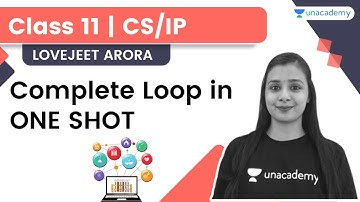 Loop in Python | Complete Loop in ONE SHOT | Class - 11 CS/IP | Lovejeet Arora