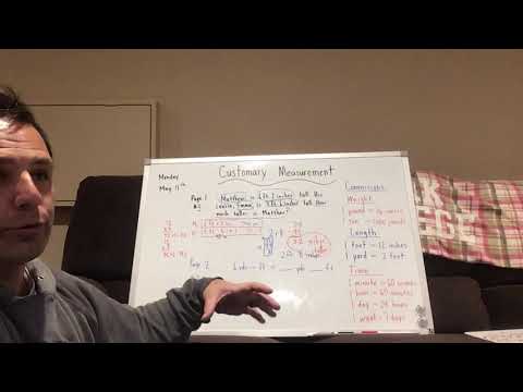 Monday, May 11th Multi-Step Conversions