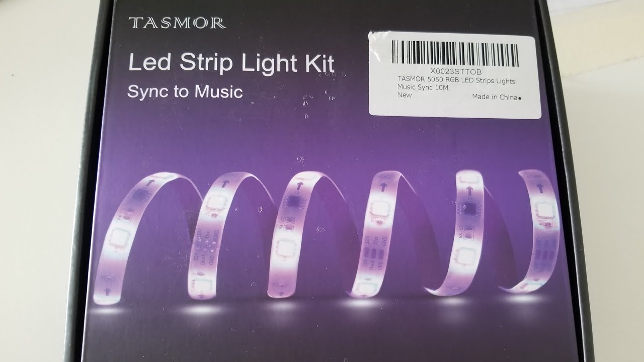 Led Strip Light Music Sync, Tasmor 5m Usb Powered Led Light Strip