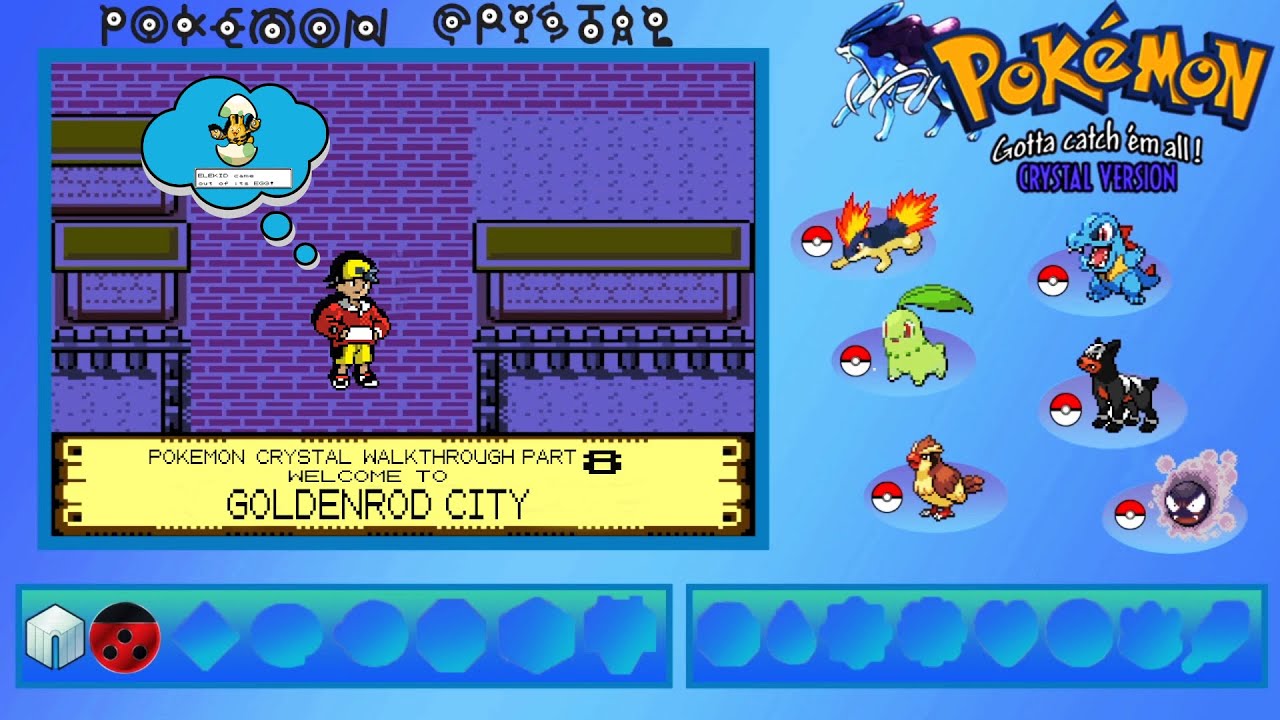 TRAVEL TO GOLDENROD CITY HATCHING DAY CARE EGG POKEMON CRYSTAL