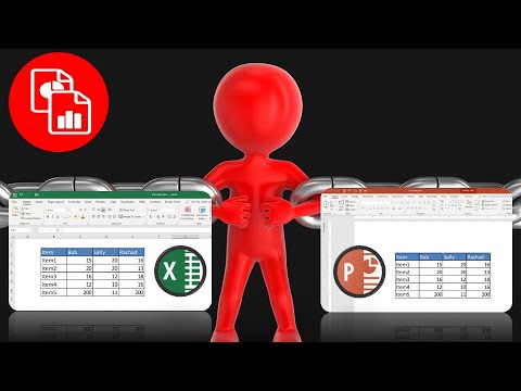 Вопрос: Как связать объект Excel с PowerPoint?