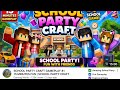 SCHOOL PARTY CRAFT😍15 Minutes Full Fun GameplaySchool Party Craf🔥School Party Craft Multiplayer Fun😱