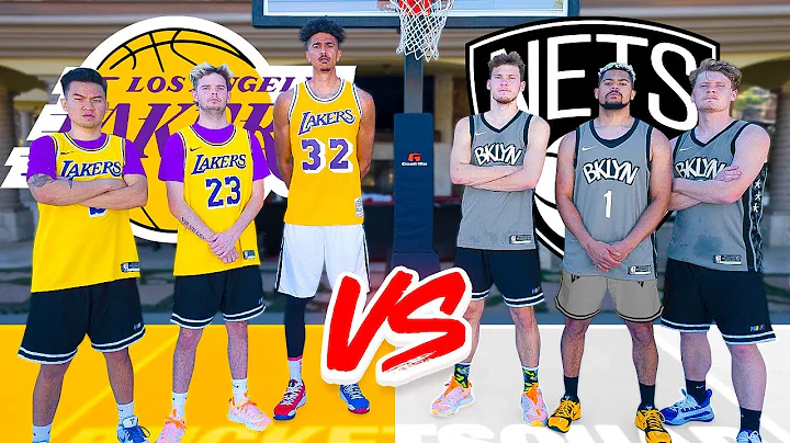 Nets vs. Lakers INSANE NBA Basketball Challenges - DayDayNews