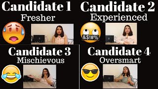 Types of Candidates in a Job Interview |Recreating Interview Memes|Funny Skit -Episode 2 #interview