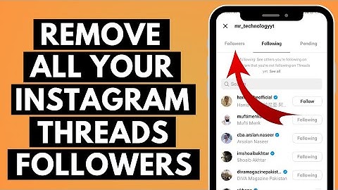 How to Remove Instagram Threads Followers at Once (2023) | Instagram Threads
