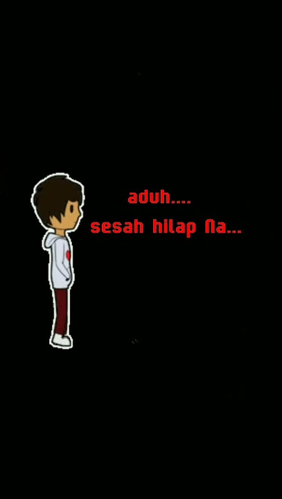 sesah hilapna, lirik animasi#Shorts #video mentahan