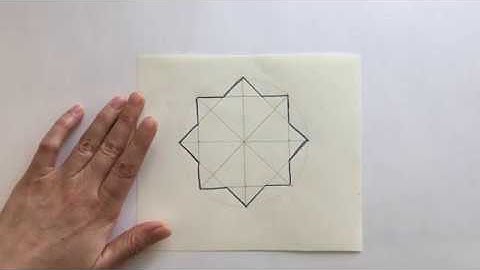 Family Activity: Draw an Eight Pointed Star