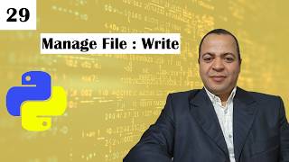 Manage Files - Writing in Python for Beginners