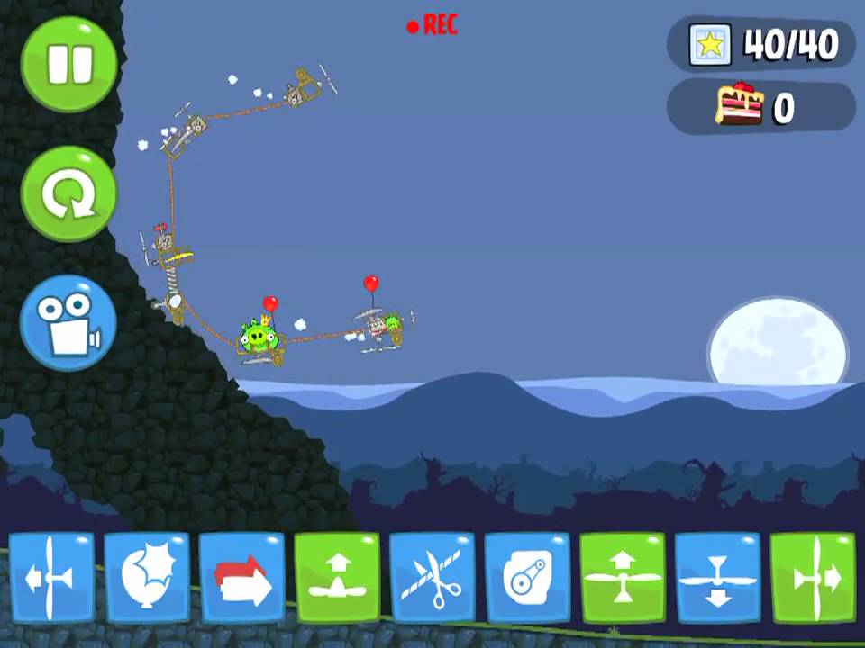 Bad Piggies ROPE-COPTER!