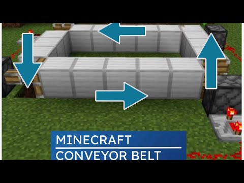 ვიდეო: შეგიძლიათ გააკეთოთ კონვეიერის ქამარი Minecraft-ში?