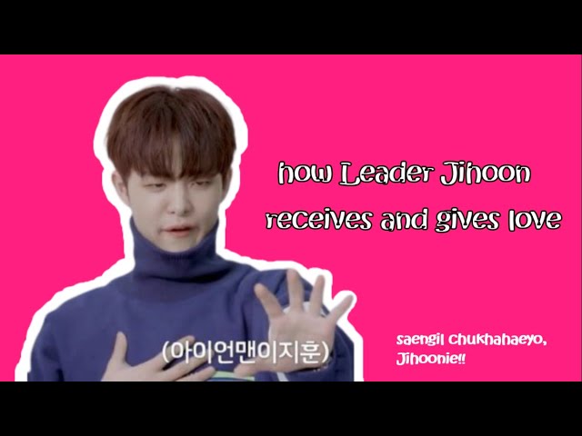 the Park Jihoon love language class=