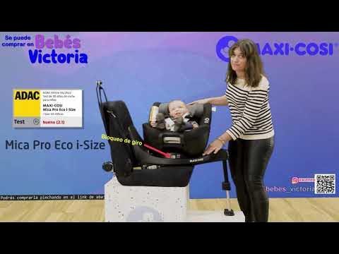 How to install your child in the Maxi-Cosi Mica Pro Eco i-Size in rearward  facing position 