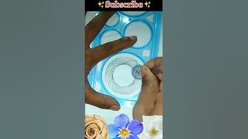 beautiful spirograph 💖💕 || part 7 ||#spirograph #trending #art #shorts