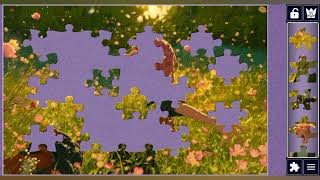 The Soft Language of Flowers and Sunshine 🧩// dreamy jigsaw puzzle game 🧩//@jigsawpuzzle45 screenshot 5