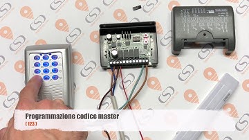 Programmazione codice master su una Cardin DKS250L