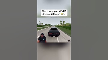 This is why you NEVER drive at 200mph 😭💀