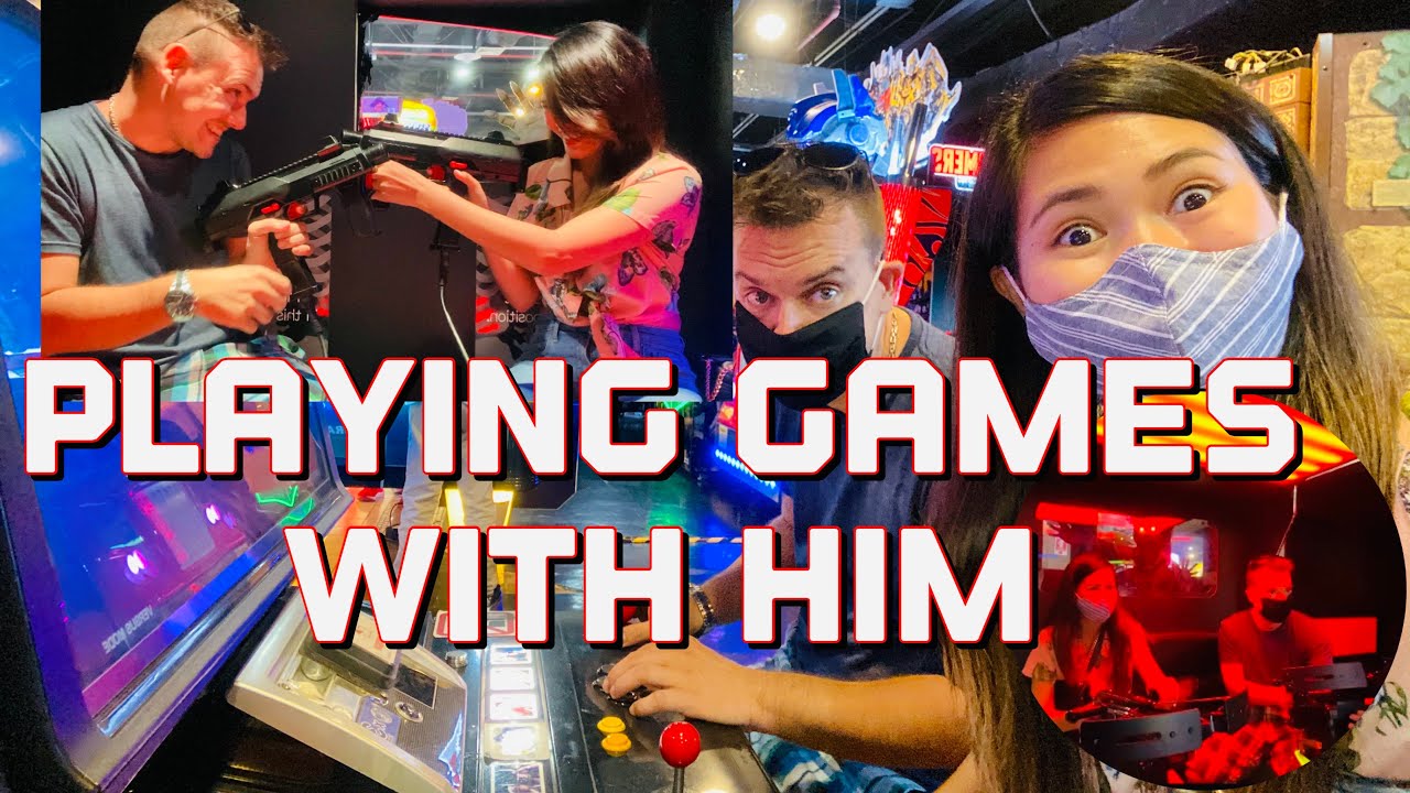 PLAYING VIDEO GAMES WITH MY BOYFRIEND BE LIKE.HERO CITY GAMES CENTER ARCADE (MBK MALL BANGKOK