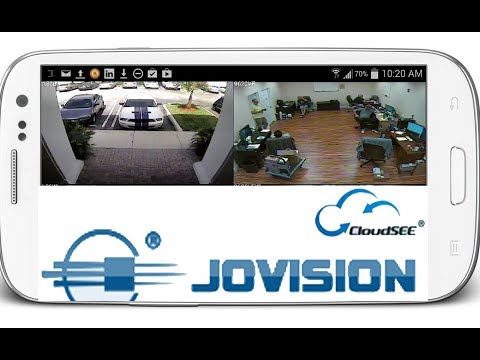 How to download, install and use cloudsee / cloudSEE JVS  android phone tutorial