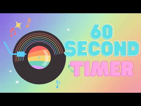 60 Second Timer for Kids with Music! Countdown Videos in HD!