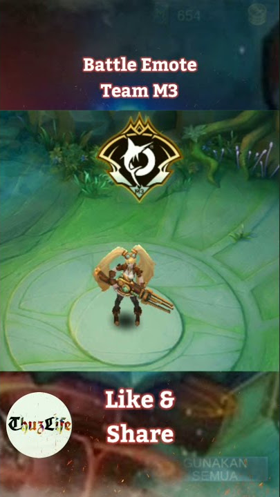 Battle Emote Team M3 | Mobile Legends #shorts #mlbb #mobilelegends